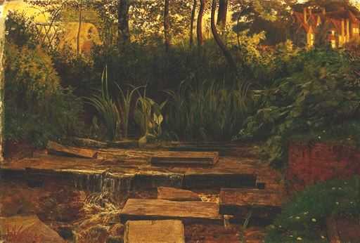 William Holman Hunt. The Haunted Manor (1849)